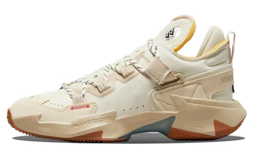 Jordan Why Not.5 HTG Westbrook round toe lace-up fabric leather shock-absorbing anti-slip wear-resistant breathable rebound low-top basketball shoes men's off-white foreign version