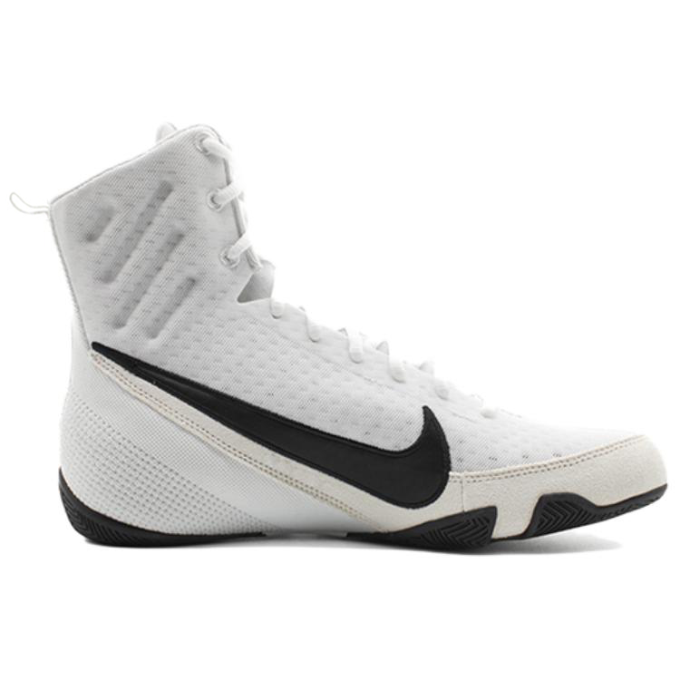 Nike MACHOMAI 3 Abrasion Resistant Breathable High top Training Shoes Unisex White Black