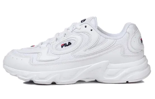 FILA Volante 98 Fabric Comfortable Low top Chunky Sneakers Unisex White Korean Style