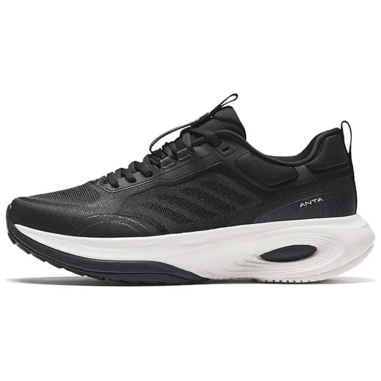 Anta Ling Chuang 2 Cushioning Low top Training Shoes Men's Black White