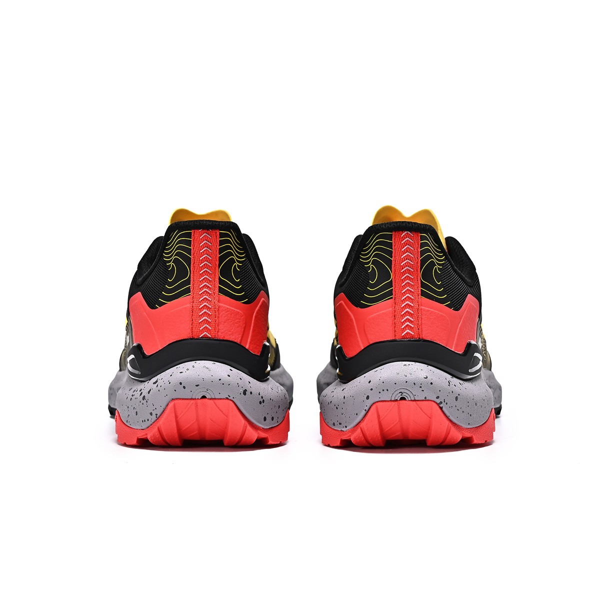 TUTU Slip Resistant And Abrasion Resistant Coverage Low top Hiking Shoes Men’s Bright Yellow