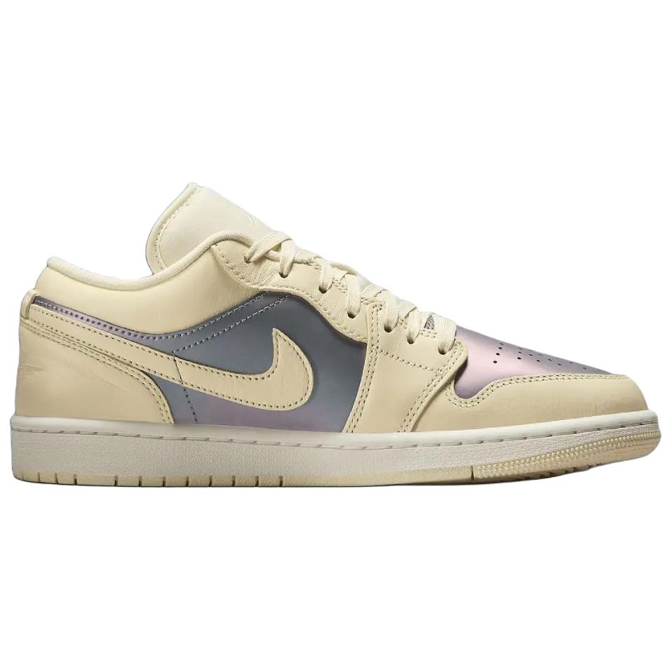 Jordan Air Jordan 1 Abrasion Resistant Low top Vintage Basketball Shoes Women’s Beige