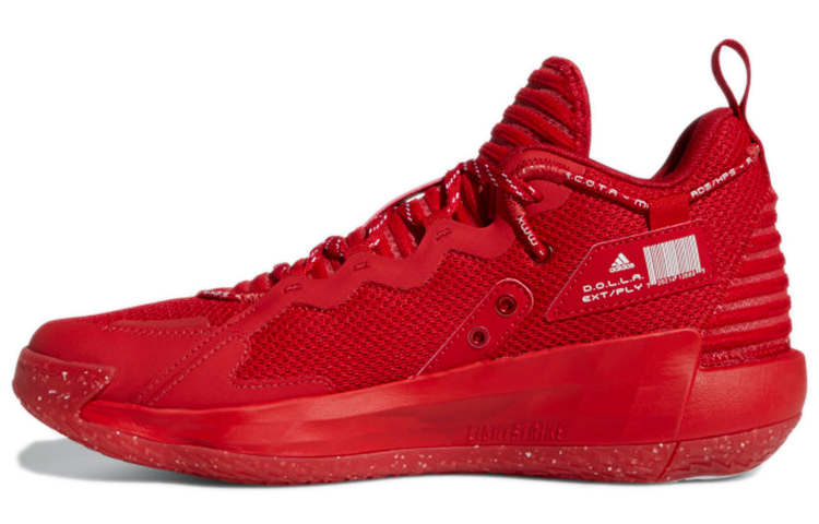 Dame 7 Adidas Extply 'Opponent Advisory - Scarlet'