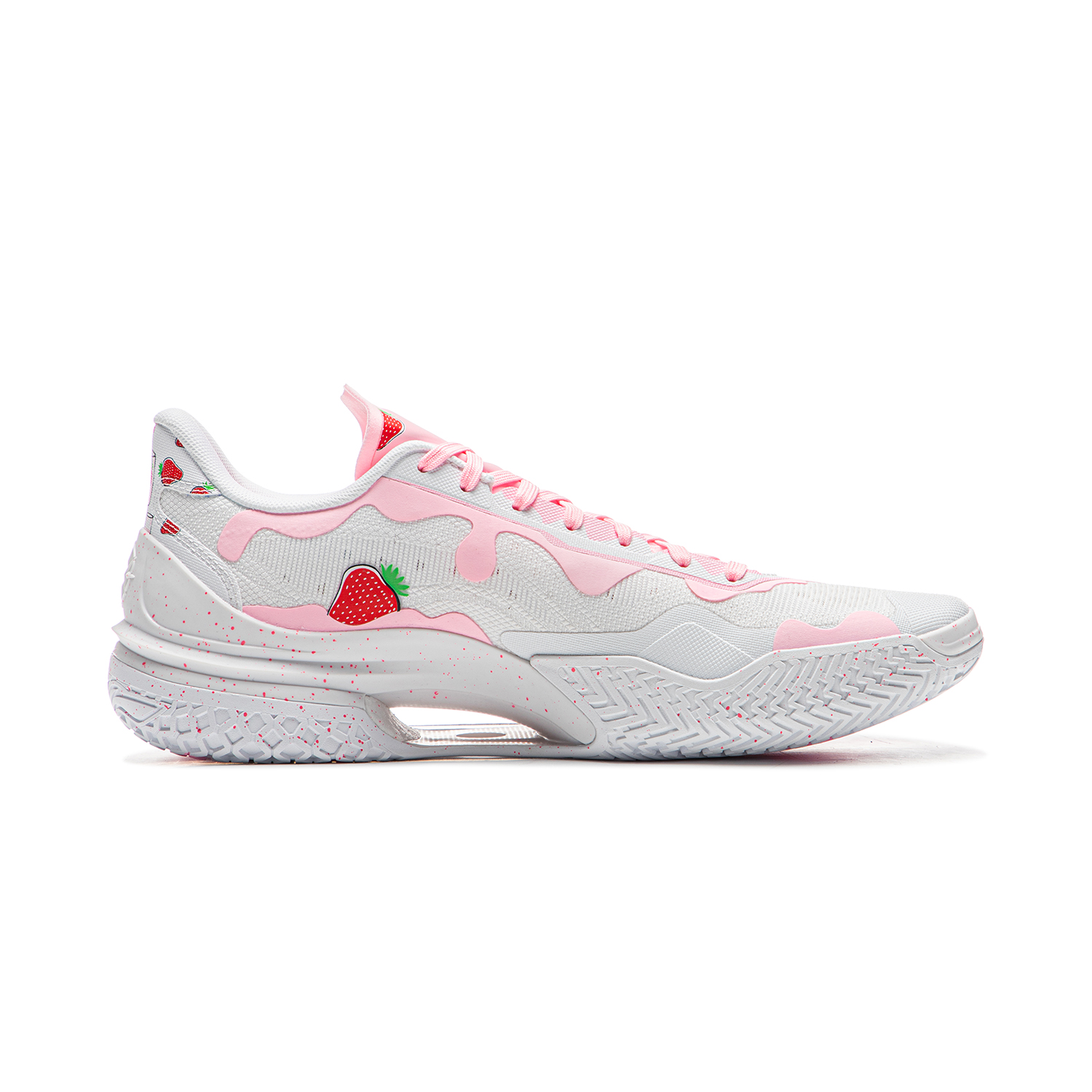 Li Ning Liren 5 Low top Performance Basketball Shoes Men’s Valentine’s Day Colorway White & Pink