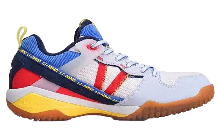 Li Ning G Enemy ACE Professional Low top Badminton Shoes Men’s White Blue
