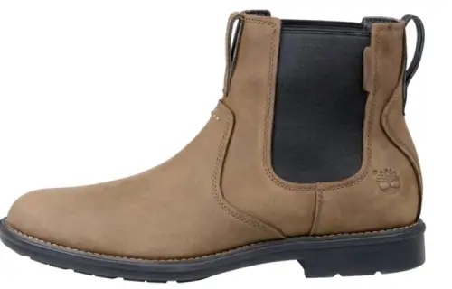 Timberland Abrasion Resistant Short Chelsea Boots Men's Brown