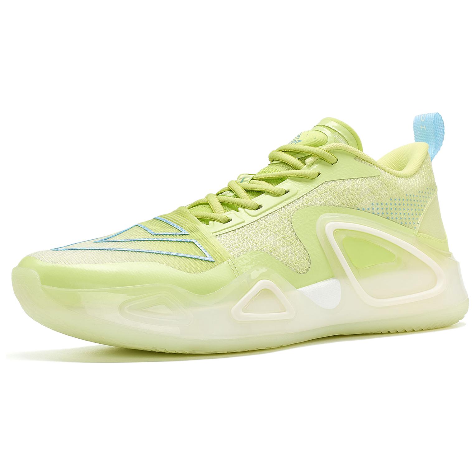 PEAK Surfing The Big Triangle 2.0 Fabric Slip Resistant Abrasion Resistant Low top Basketball Shoes Men’s Fruit Green