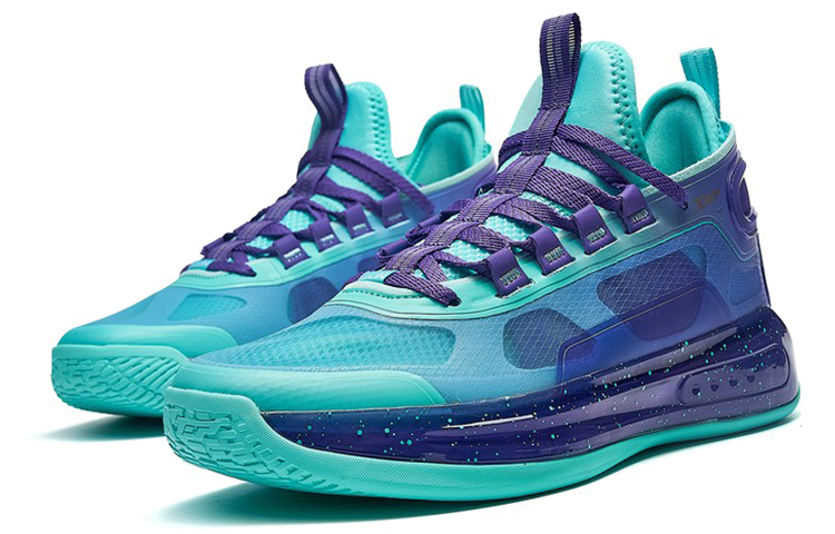 XTEP Jeremy Lin Abrasion Resistant Slip Resistant Mid top Basketball Shoes Men’s