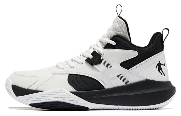 QIAODAN Frenzied Battle Comfortable Slip Resistant Abrasion Resistant Slip Resistant Abrasion Resistant Mid top
