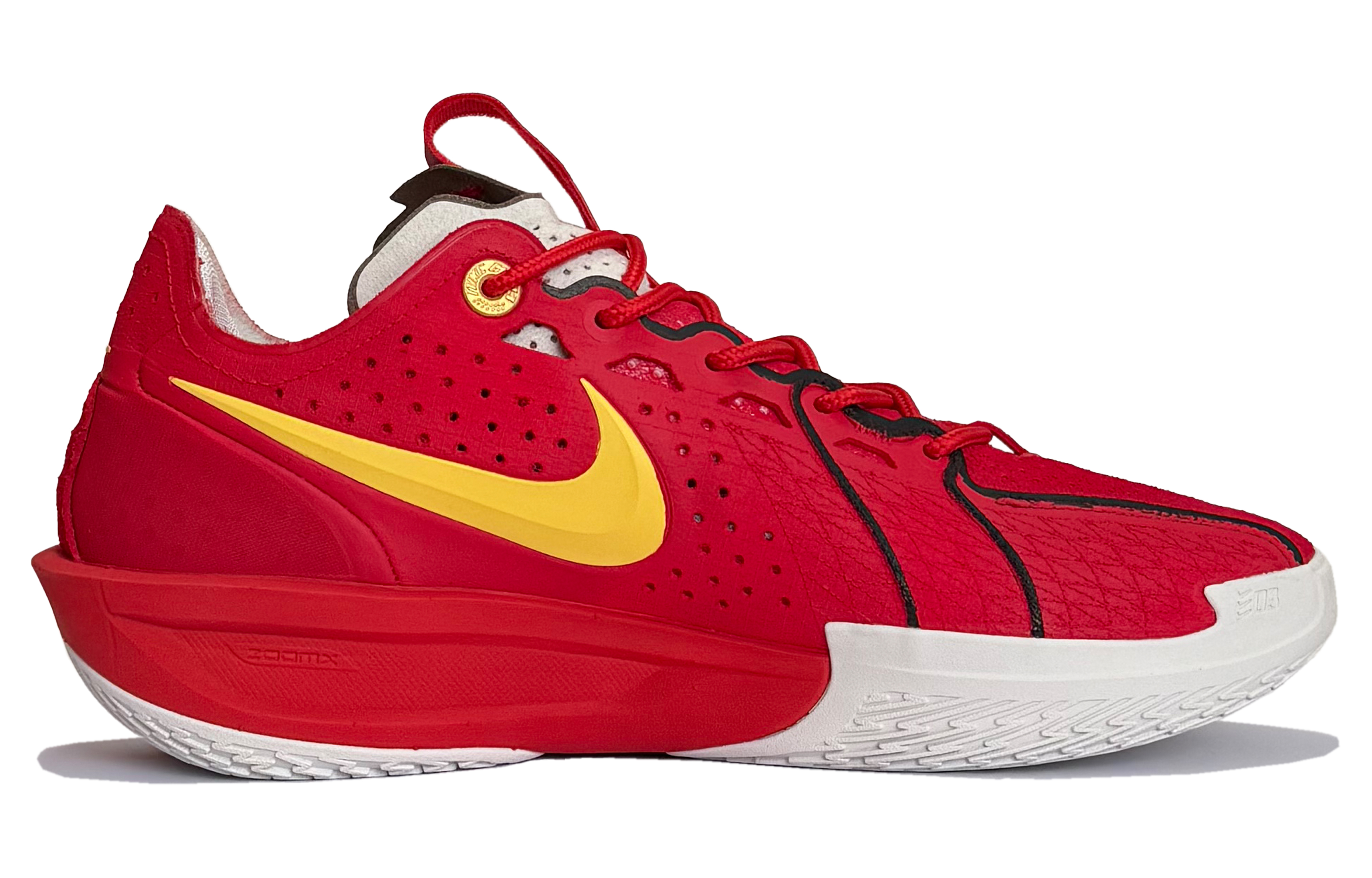 Nike G.T. Cut 3 Moon Mail, Luck On Your Side Cushioning Low top Basketball Shoes Unisex Red