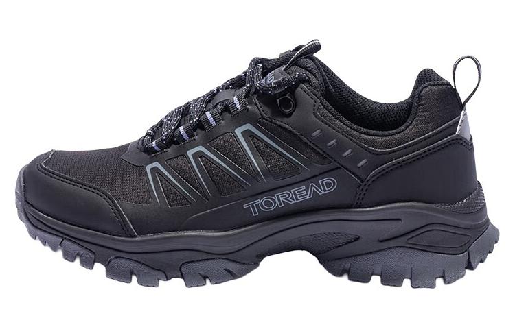 TOREAD Slip Resistant Abrasion Resistant Low top Hiking Shoes Women’s Black