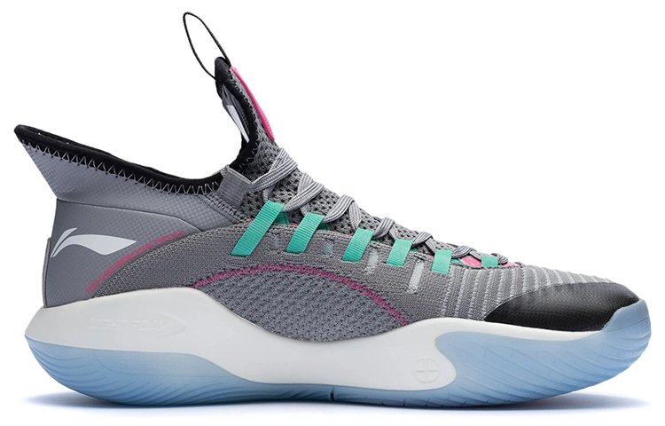 Li Ning Phantom Textile, Synthetic Leather, TPU Cushioning Slip Resistant Abrasion Resistant Coverage Support Low top