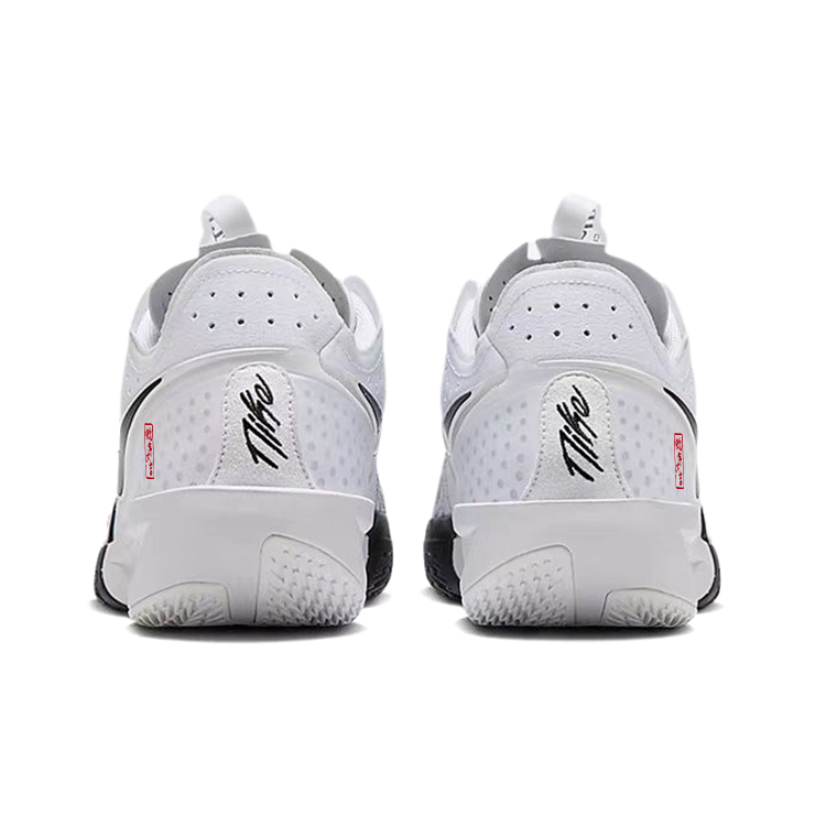 Nike Air Zoom G.T. Cut3 Cushioning Slip Resistant Low top Basketball Shoes Unisex Black White