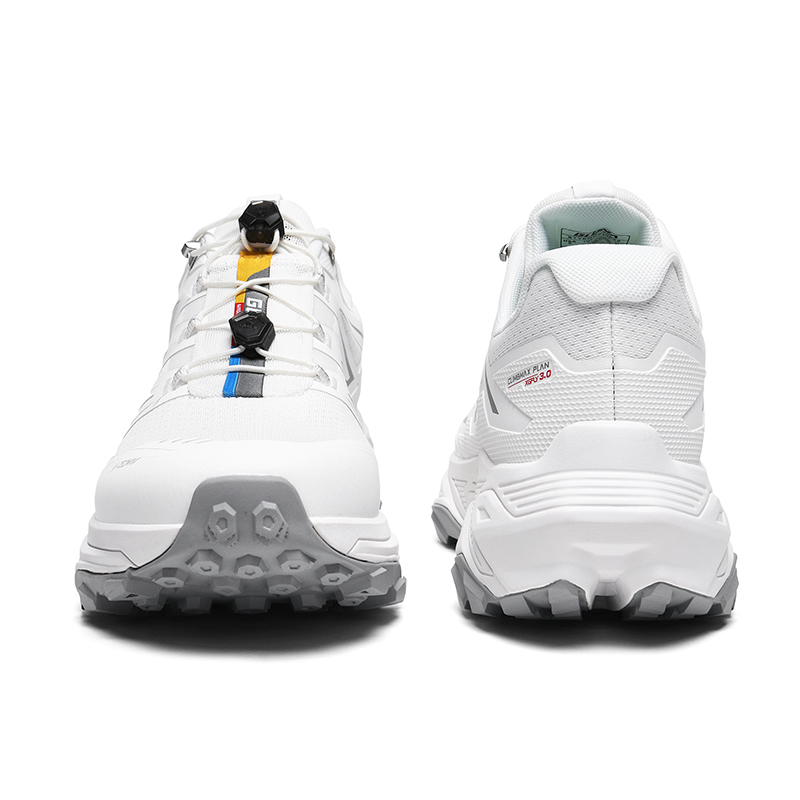 GLUNA Trail Running Shoes Unisex, Fashionable And Versatile Snow Smoke Gray