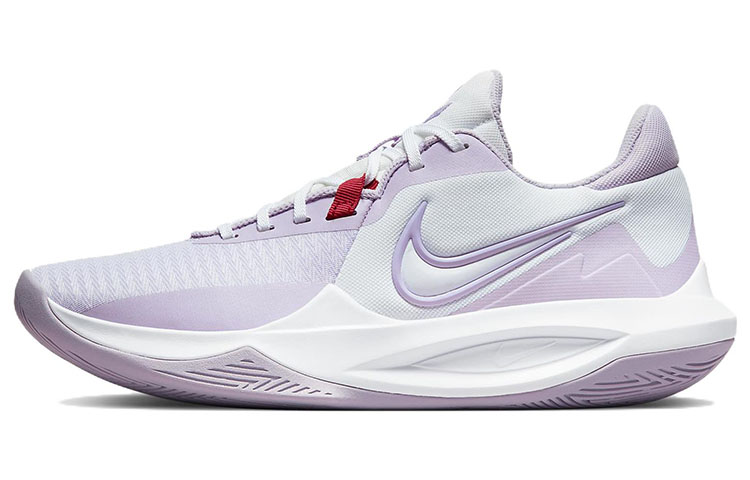 Мужские кроссовки Nike Precision 6 (бело-фиолетовые)