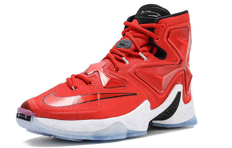 Мужские кроссовки Nike Lebron 13 Away (красные) — фото 3