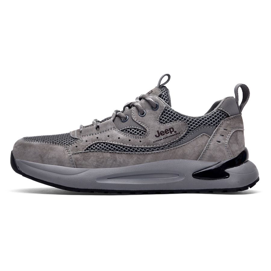 Jeep Mountaineering & Hiking Shoes Men’s Low Top Khaki/Gray/Sand