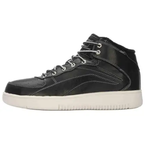 Li Ning Slip Resistant Coverage Thermal Mid top Basketball Shoes Unisex Black