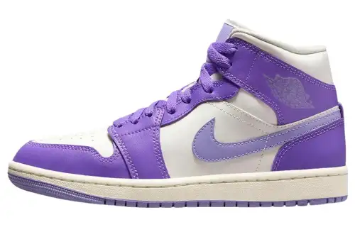 Jordan 1 Mid Action Grape Women's
