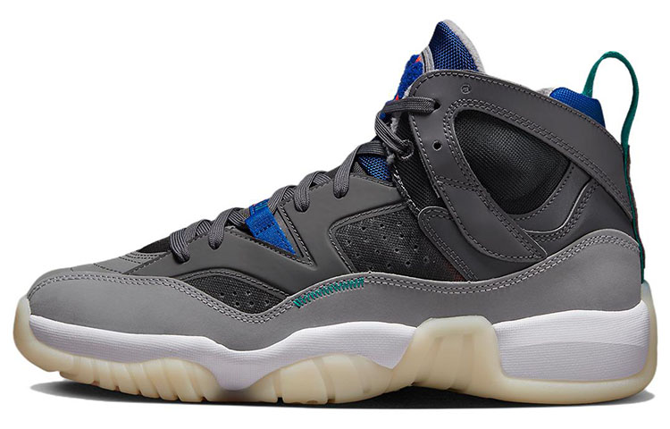 Мужские кроссовки Jordan Jumpman Two Trey (серо-синие)