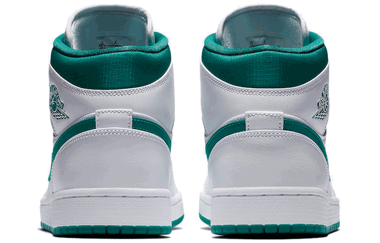 Jordan 1 Mid White Mystic Green