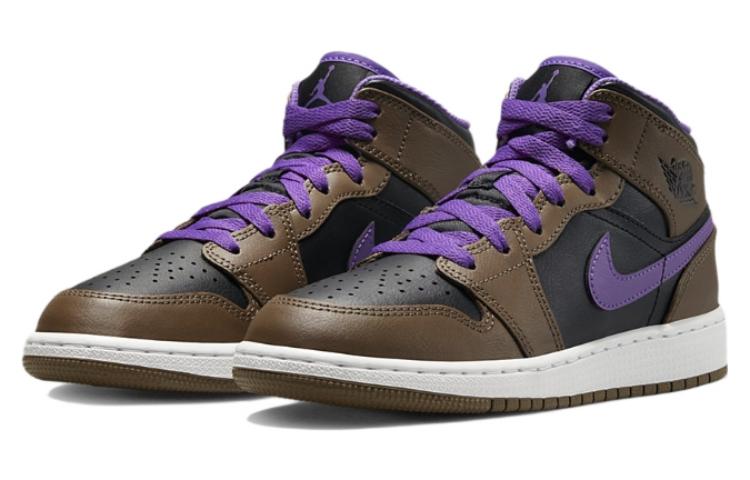 Jordan 1 Mid Purple Mocha