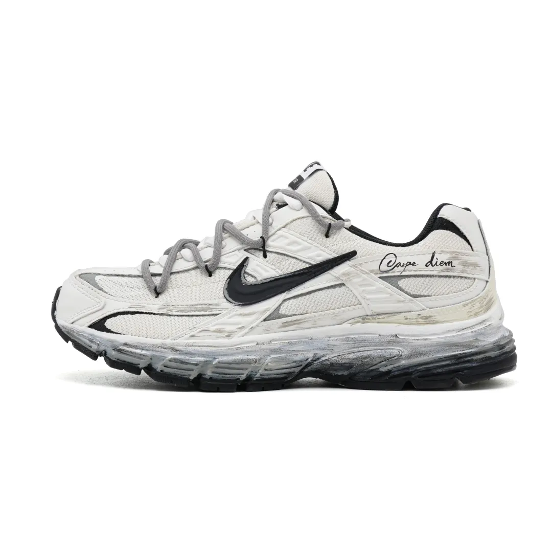 Nike Initiator White Dust Mesh Cushioning Abrasion Resistant Breathable Coverage Low top Chunky Sneakers Unisex Beige