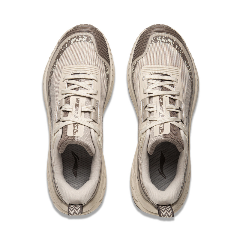 Li Ning Outdoor CF Tracing, Yijie Lite 2.0 Abrasion Resistant Support Low top Hiking Shoes Women’s Beige