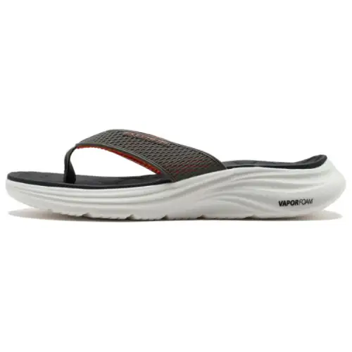 Skechers Sport Odor Resistant Flip Flops Men's Black Orange