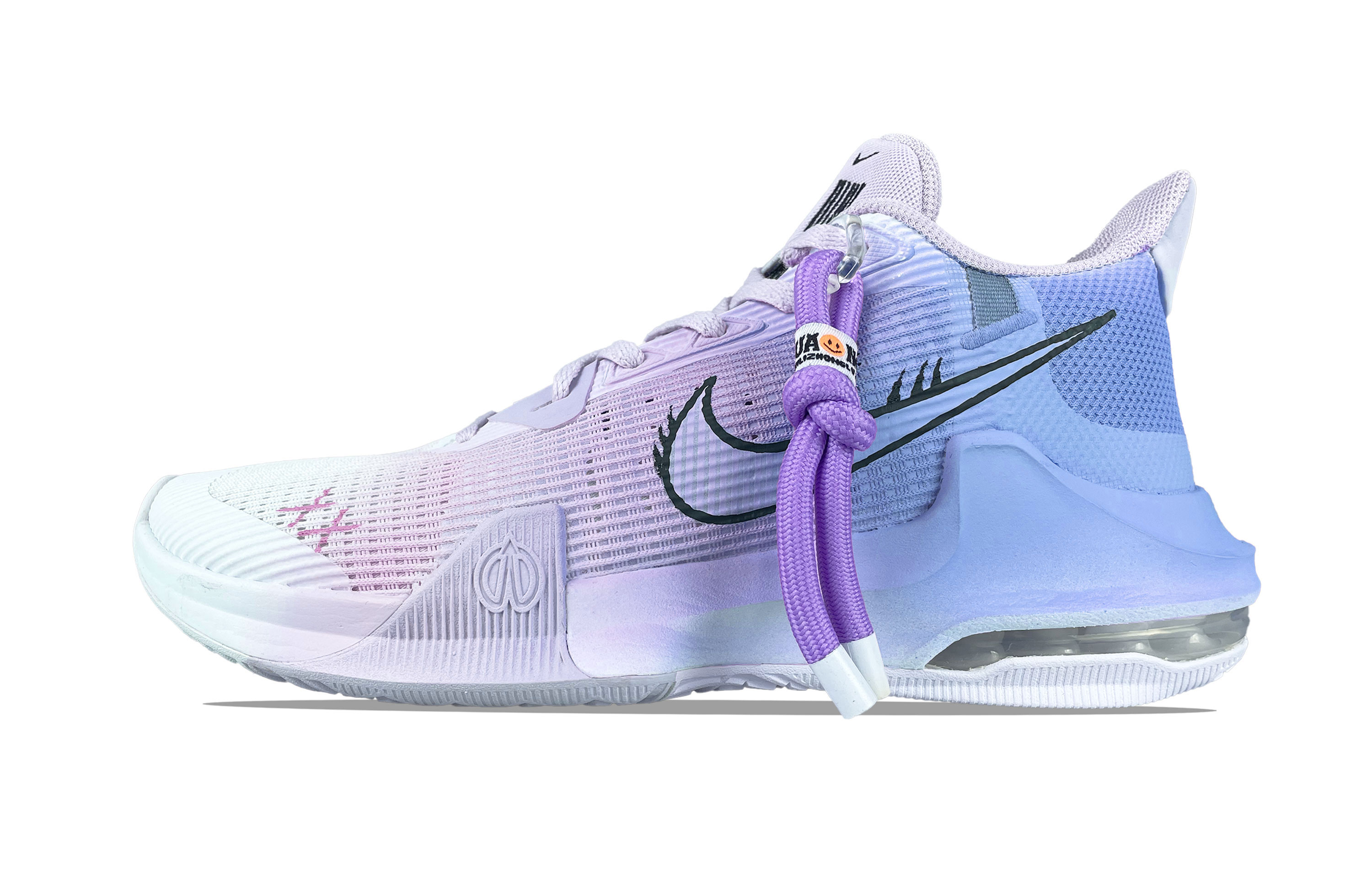 Nike Air Max Impact 3 Wear resistant And Lightweight Mid top Basketball Shoes Unisex Blue