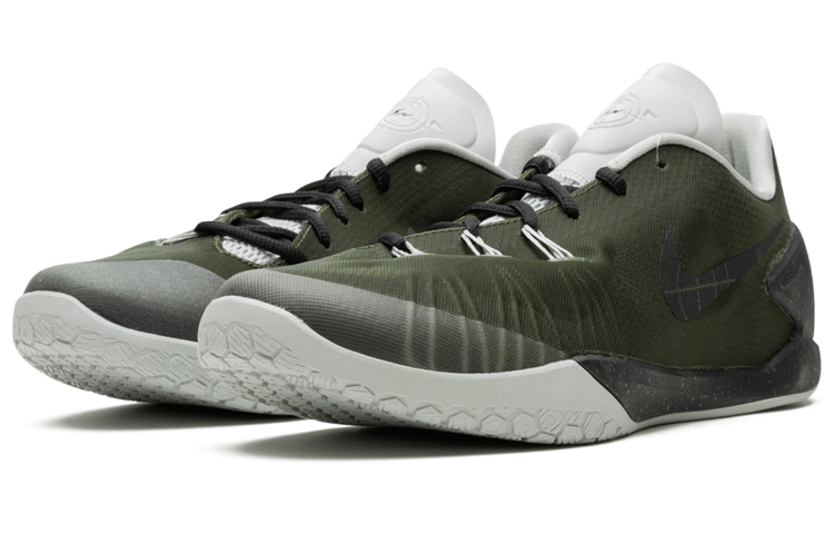 Мужские кроссовки Nike Hyperchase Fragment Green (зеленые) — 糙绿/雾灰 /黑 — фото 3