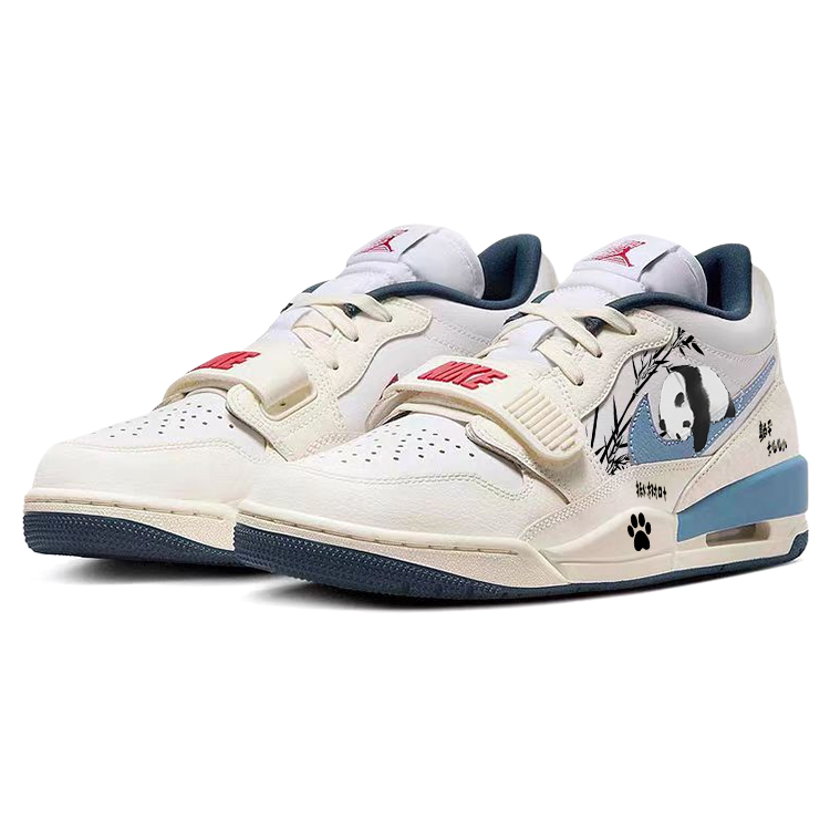 Jordan Legacy 312 Vintage Basketball Shoes Unisex Low Top Blue/White