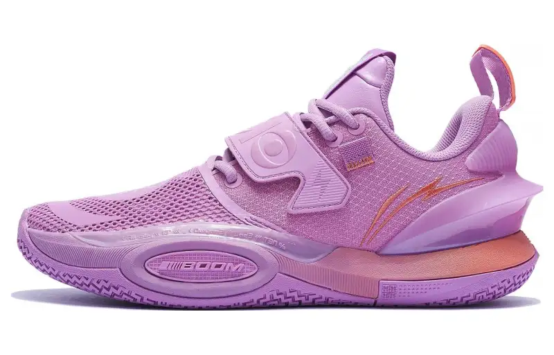 Li Ning All City 10 V2 ' Lavender ' Textile, TPU Cushioning Slip Resistant Breathable Lightweight Rebound Low top