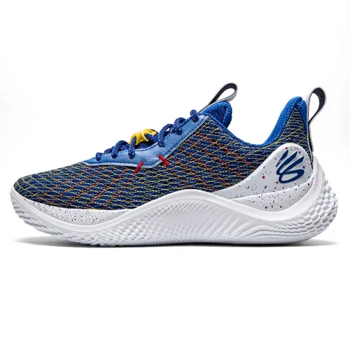 Under Armour Synthetic Leather Cushioning Rebound Low top Basketball Shoes Men's