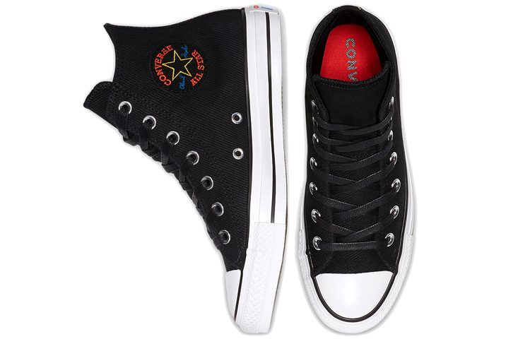 Женские кеды Converse Chuck Taylor All Star (черно-белые) — Чёрный / белый — фото 4