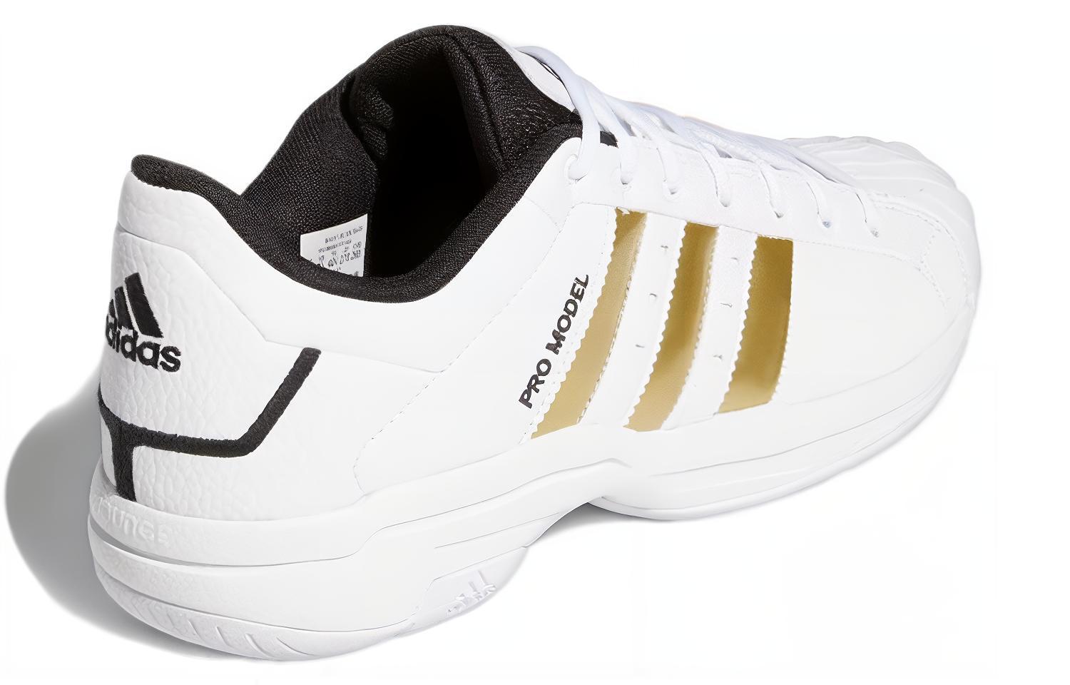 Мужские кроссовки adidas PRO Model 2G Low (белые) — фото 4