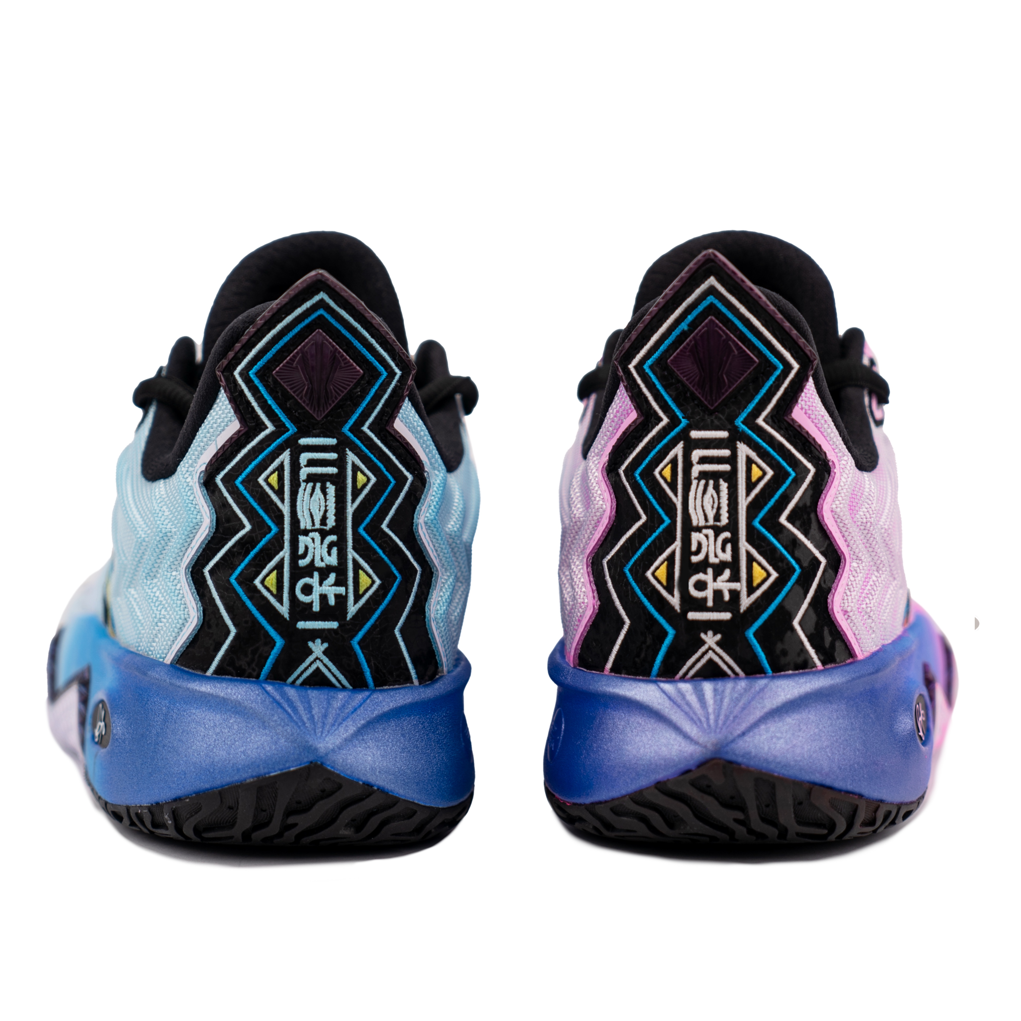 Anta KAI 2 Low top Nitrogen Technology Basketball Shoes Men’s Blue Pink Mismatched