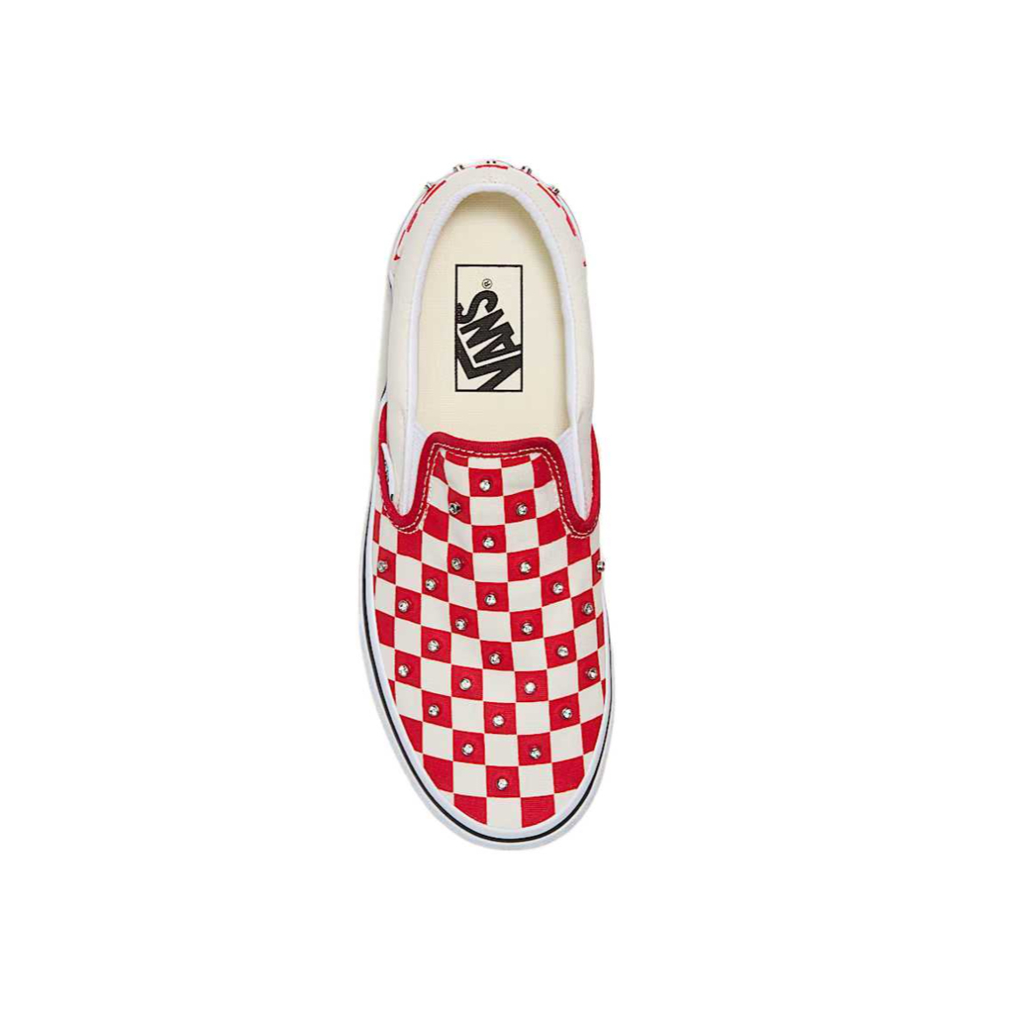 Унисекс слипоны Vans CLASSIC SLIP-ON (красный) — фото 4
