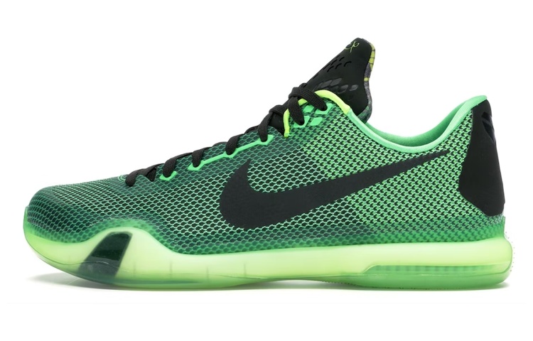 Мужские кроссовки Nike Kobe 10 Vino (зеленые)