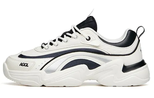 ANTA Chunky Sneakers Women's Low Top Black/White