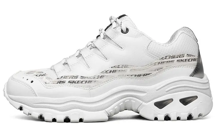 Skechers Energy Low Top Running Shoes White/Black Women's
