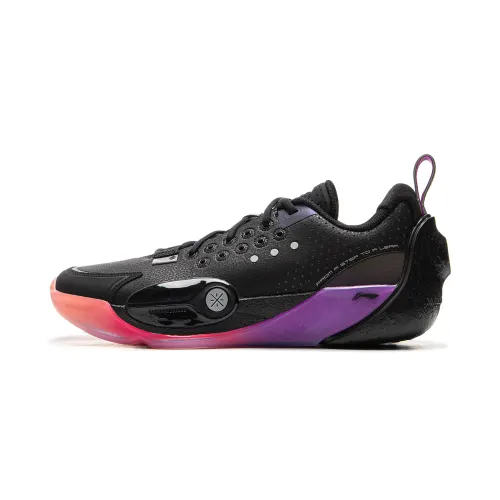Li Ning All City 13 Low top Basketball Shoes Men's Black Red