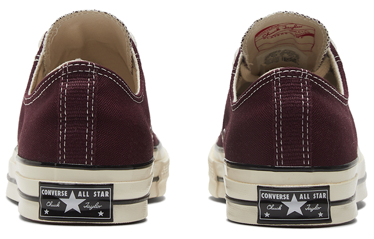 Кеды Converse 1970s Chuck Taylor All Star (бордовые) — 深墨绿 — фото 4
