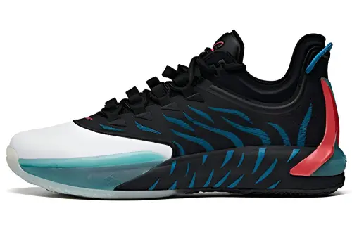 Anta Anta GH1 Low Hayward comfortable and versatile wear-resistant and breathable low-top basketball shoes men's black and blue