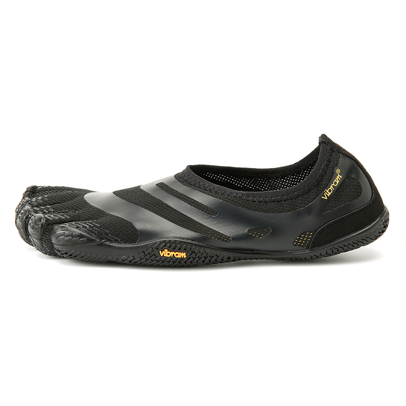 Vibram EL X Five Fingers Shoes Slip Resistant, Breathable, Lightweight Low top Training Shoes Men’s Black