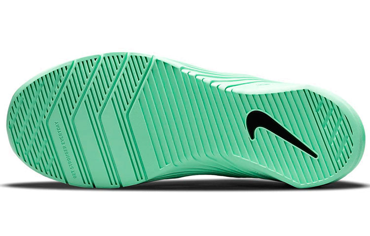 Женские кроссовки Nike Metcon 6 (серо-зеленые) — Серый / зелёный — фото 6