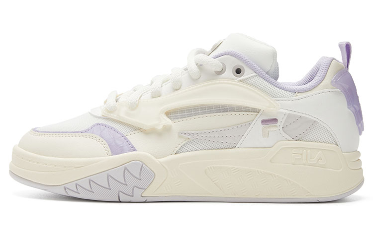 FILA FUSION Lifestyle Basketball Heritage Sneakers ‘White Purple’ Women’s