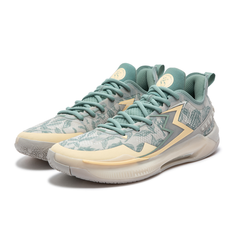 361° BIG3 5.0 Quick PRO Basketball Shoes Men’s Low Top Feather White/Pumice