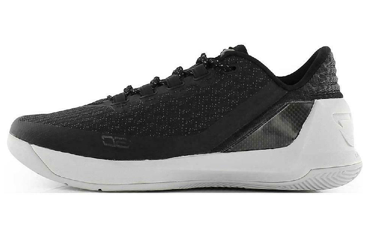 Мужские кроссовки Under Armour Curry 3 Low (черно-серые)