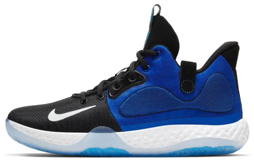 Nike KD Trey 5 VII vii ep fabric sports trend shock-absorbing non-slip wear-resistant mid-top retro basketball shoes men and women same style black and blue